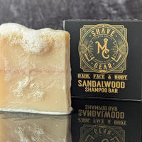 Sandalwood All-In-One Hair, Face & Body Shampoo Bar Soap