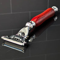 Handcrafted Bloodwood Razor for Gillette™