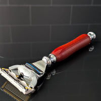 Handcrafted Bloodwood Razor for Gillette™