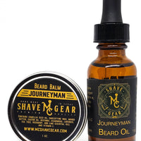 journeyman beard oil and beard balm set