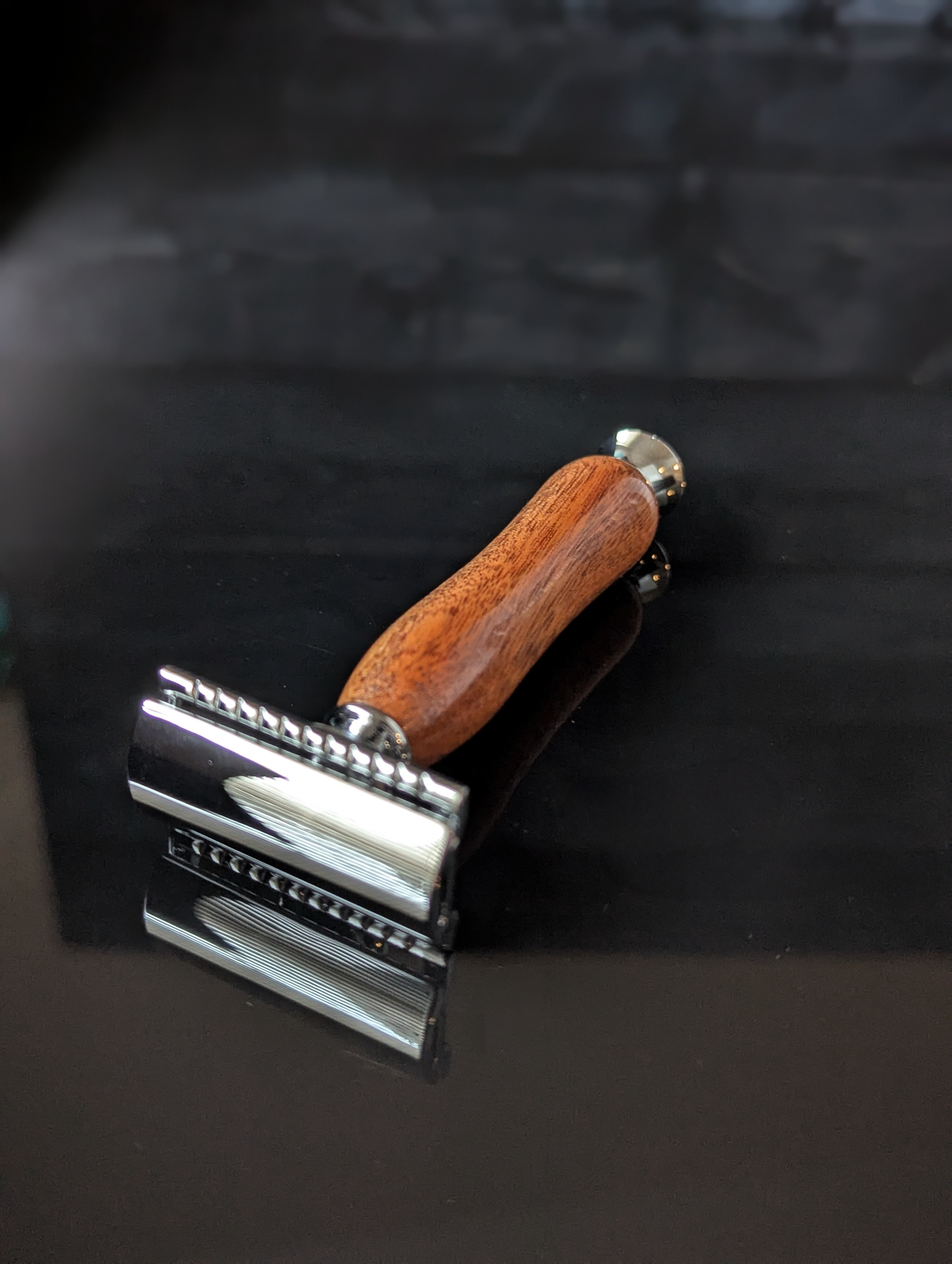 Hand-turned Mesquite Safety Razor – MC Shave Gear