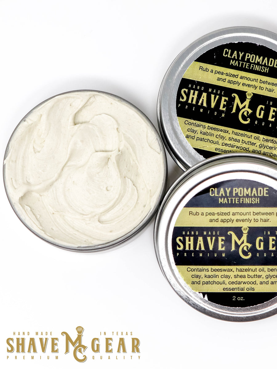 hair pomade with clay for medium hold