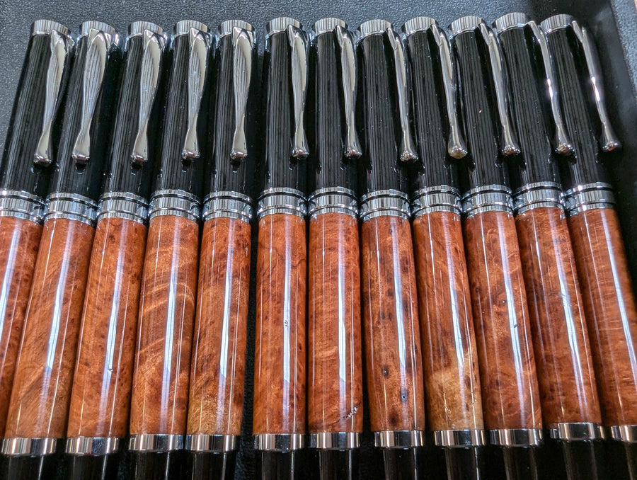 Handcrafted Redwood Rollerball Pen