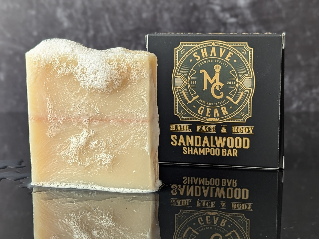 Sandalwood All-In-One Hair, Face & Body Shampoo Bar Soap