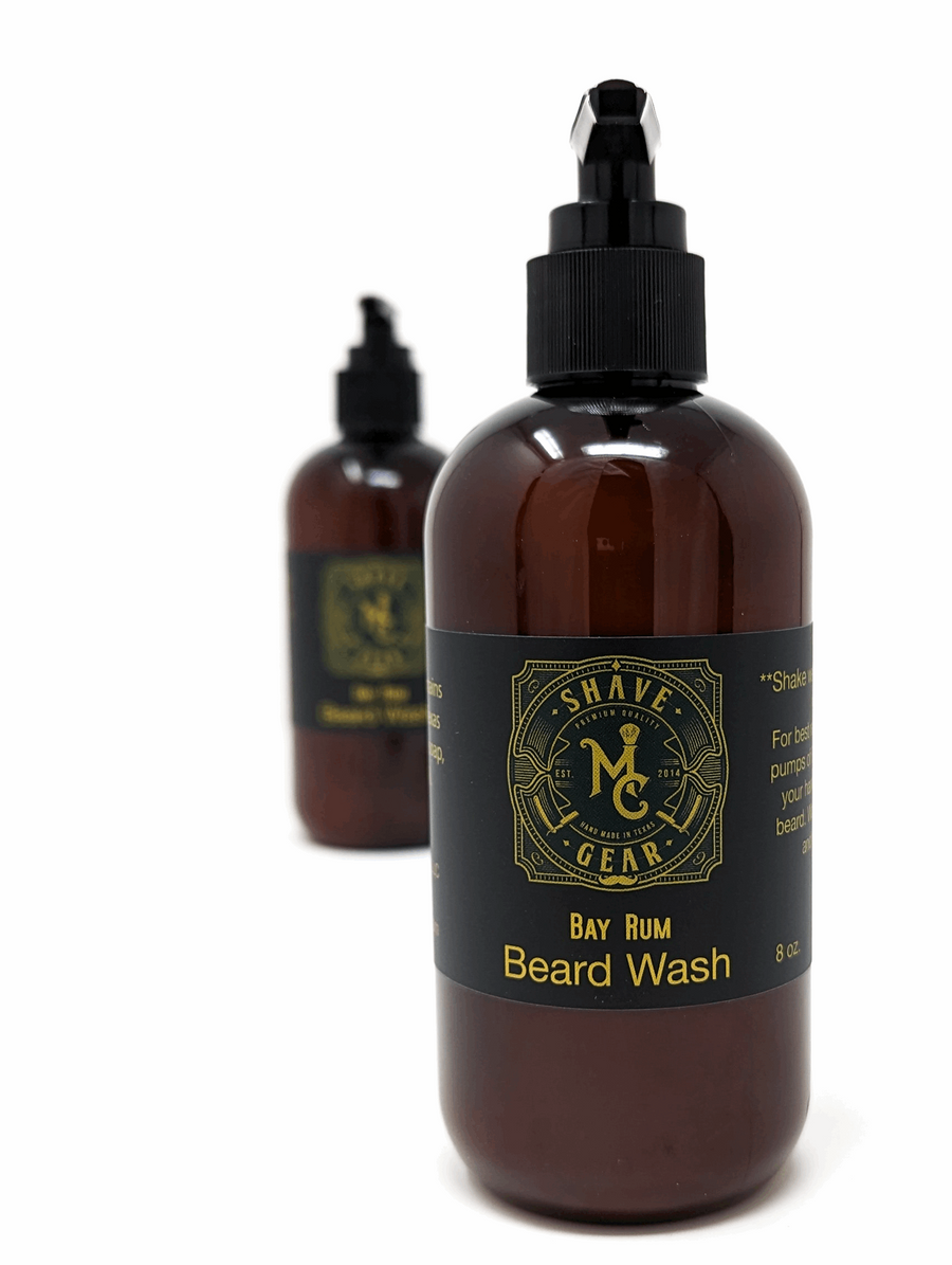 Bay Rum Beard Wash - Dive into Timeless Masculinity with a Splash of the Caribbean
