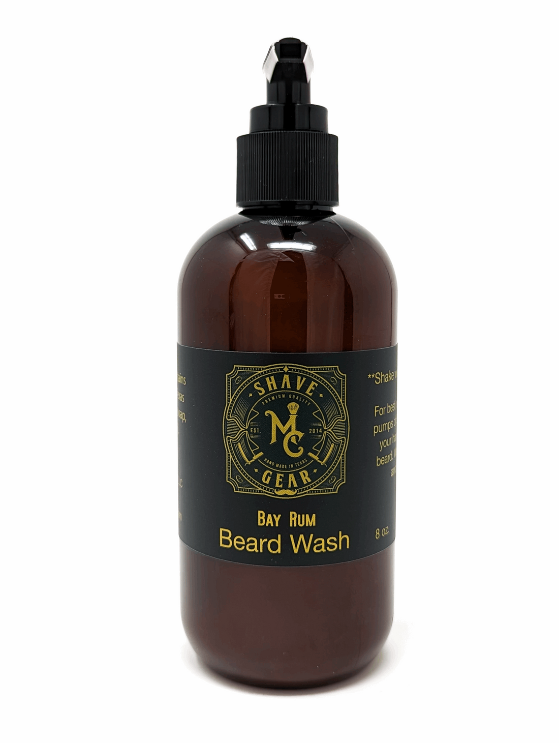 Bay Rum Beard Wash - Dive into Timeless Masculinity with a Splash of the Caribbean