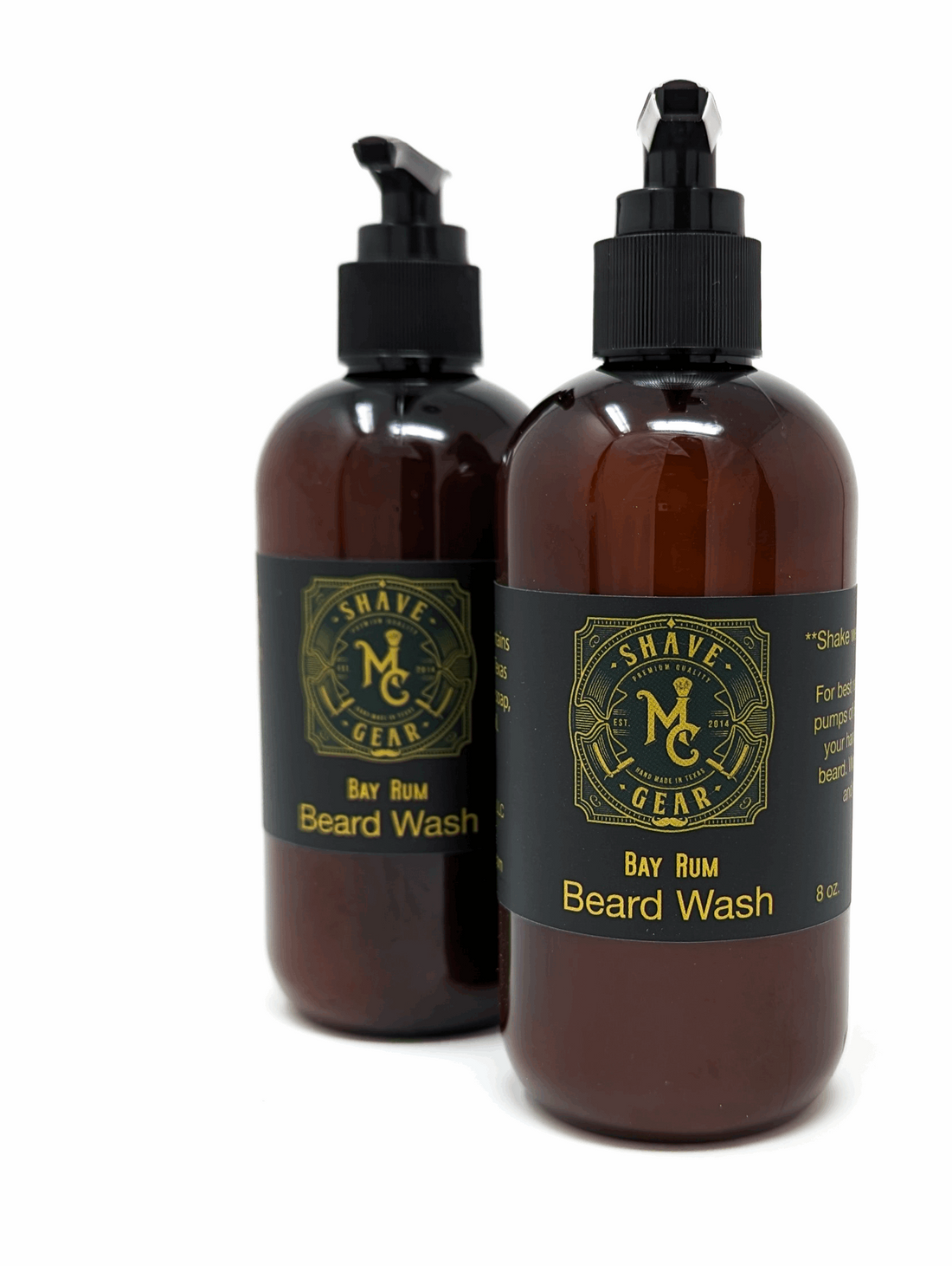 Bay Rum Beard Wash - Dive into Timeless Masculinity with a Splash of the Caribbean