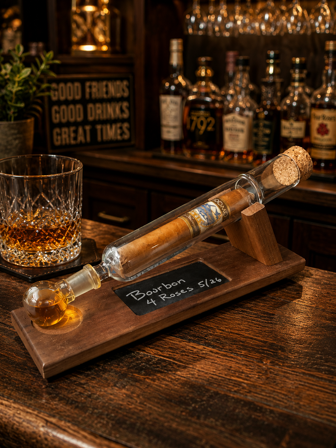 Handmade Walnut Cigar Infuser