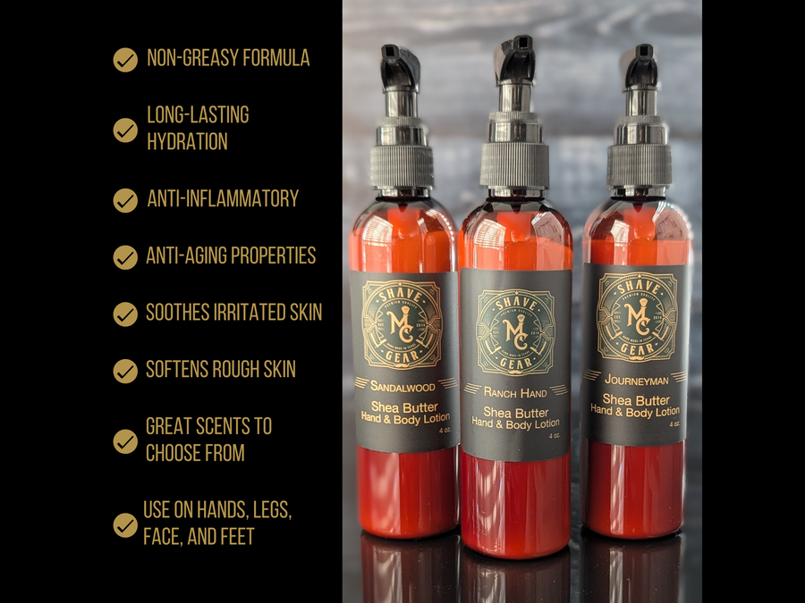Journeyman Shea Butter Hand & Body Lotion