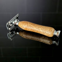 mango wood safety razor premium shaving tool
