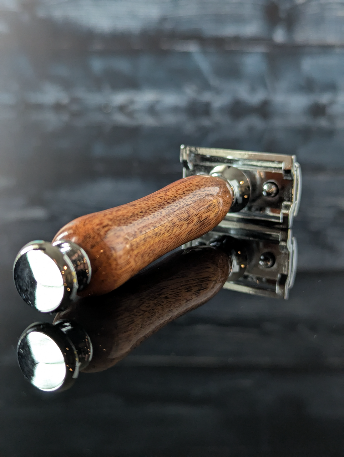 Shave Razor. Shop Hand-turned Mesquite Safety Razor – MC Shave Gear