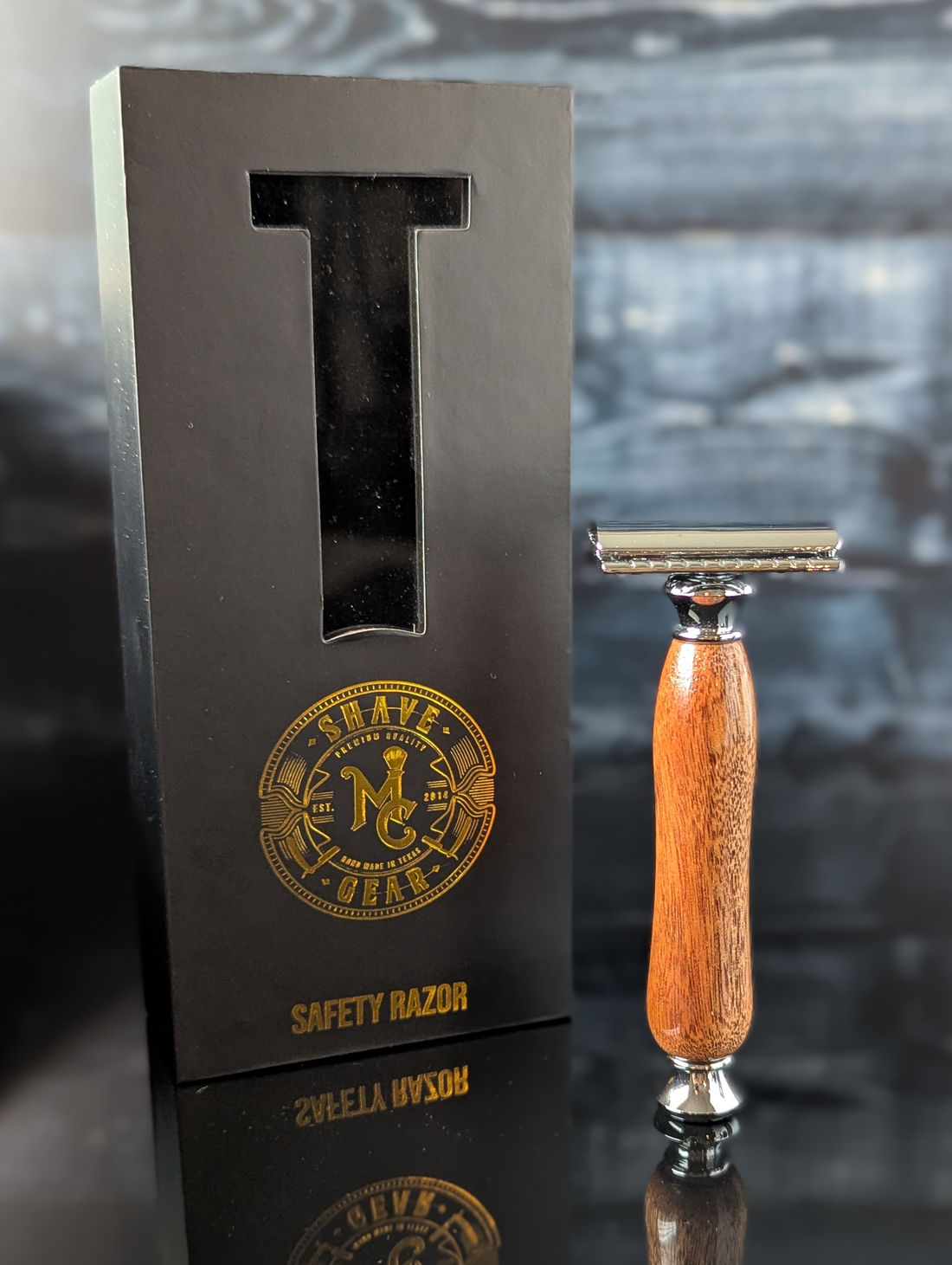 Hand Crafted Razor Hand-turned Mesquite Safety Razor – MC Shave Gear