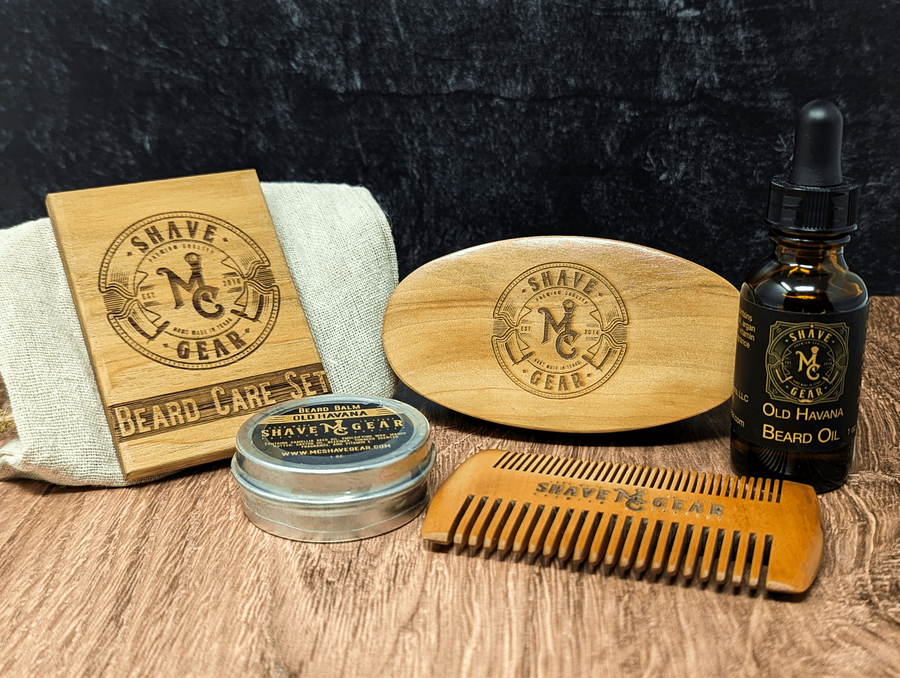 Old Havana Beard Care Kit - Everything You Need for a Great Beard - Tobacco Scent