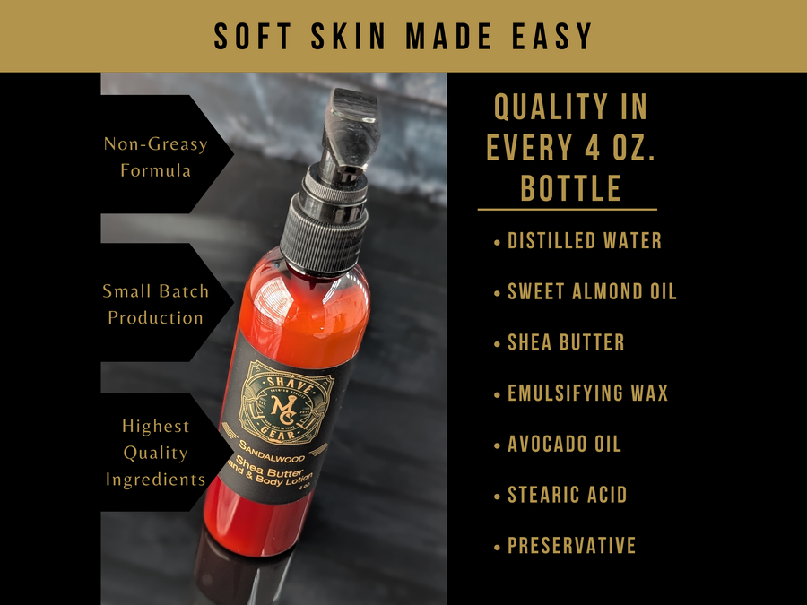 Journeyman Shea Butter Hand & Body Lotion