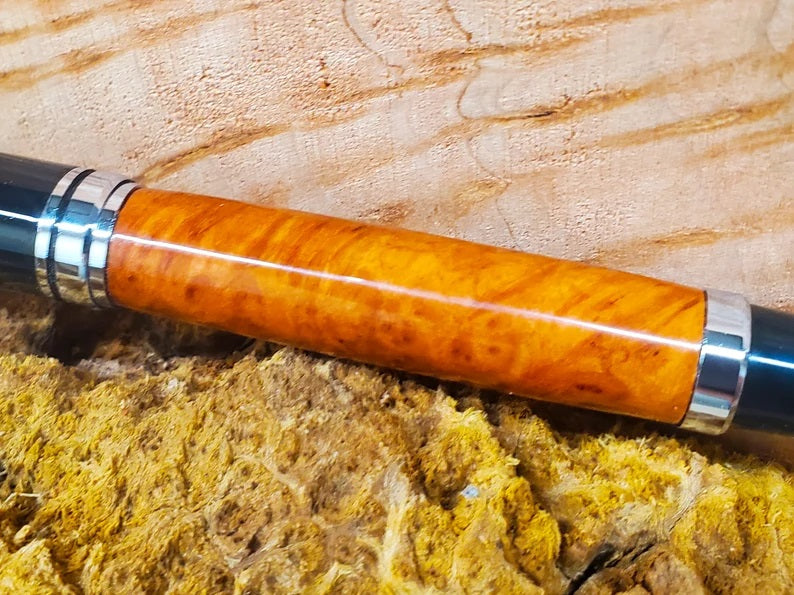 Handcrafted Redwood Rollerball Pen