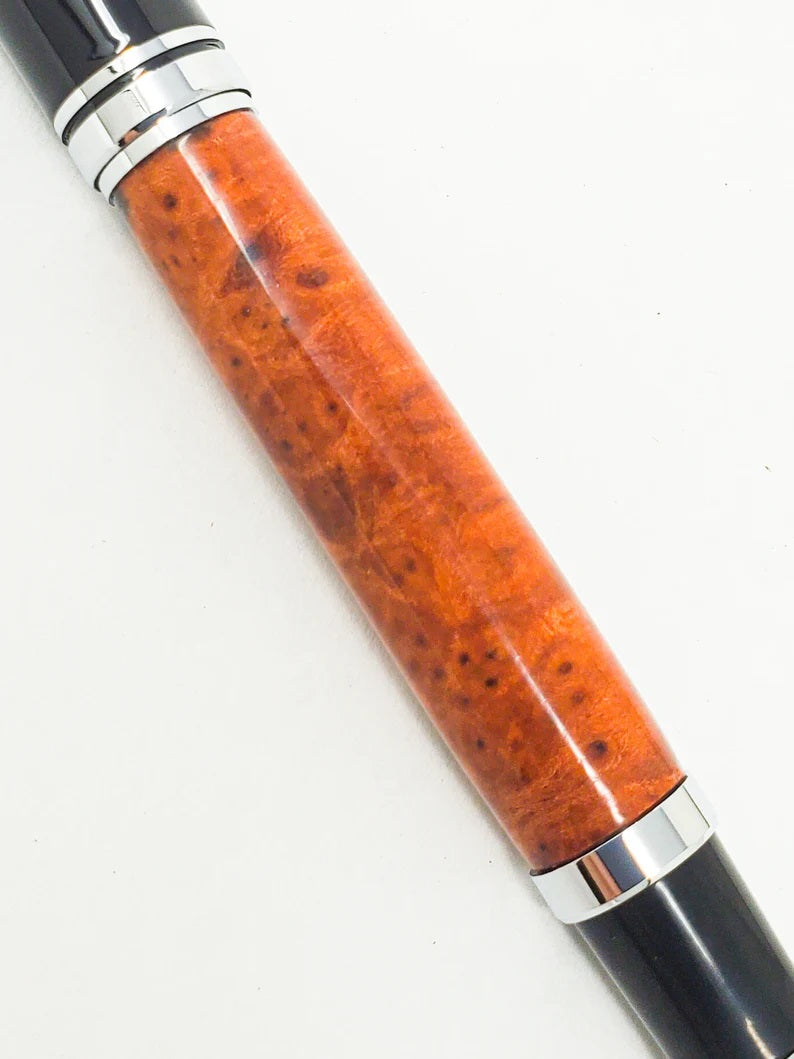Handcrafted Redwood Rollerball Pen