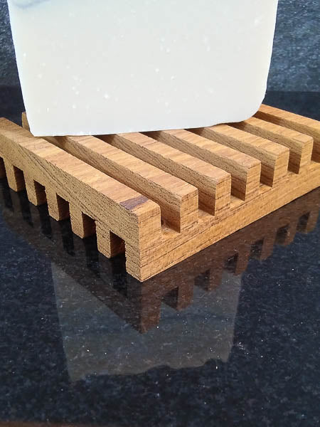 teak soap tray