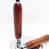 Hand-Turned Razor Set in Texas Mesquite