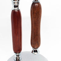 Hand-Turned Razor Set in Texas Mesquite