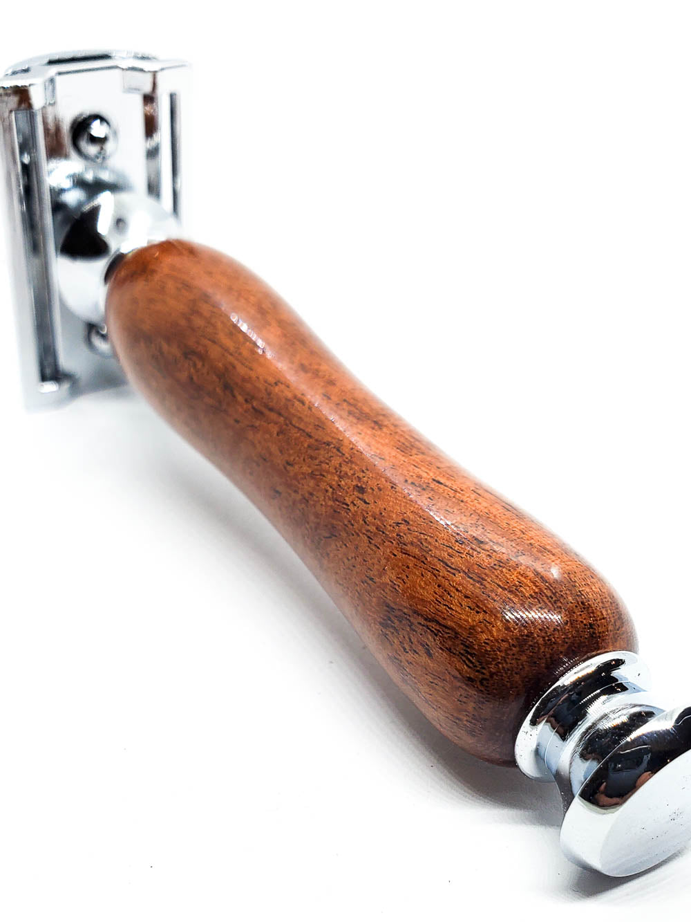 Hand-Turned Razor Set in Texas Mesquite – MC Shave Gear