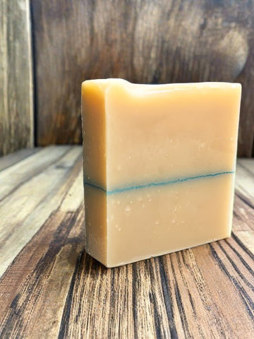 exotic bay rum shampoo bar left angle view