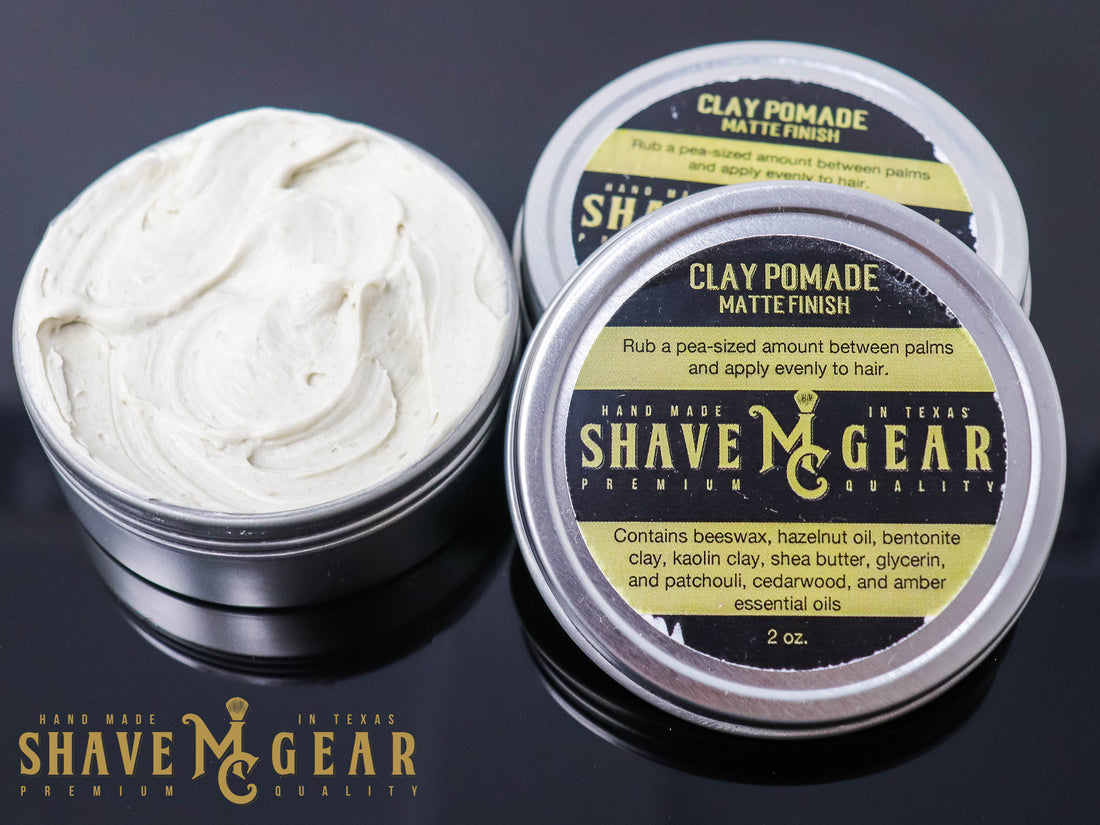 all natural hair pomade with clay for medium hold